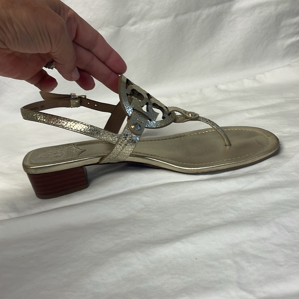 Tory Burch Gold Women's Sandals - Picture 3 of 10